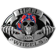 Hell on Wheels Oversized Belt Buckle